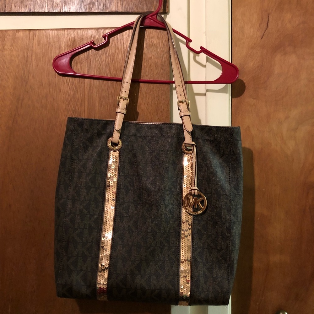 Michael Kors Jet Setter sequence tote